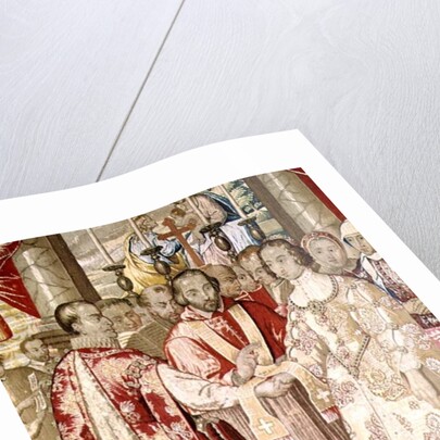 The Charles V Tapestry depicting the Marriage of Charles V to Isabella of Portugal in 1526 by Flemish School