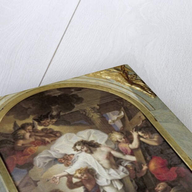 Christ Resurrected between St. Teresa of Avila and St. John of the Cross by Michel des Gobelins Corneille