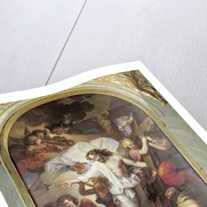 Christ Resurrected between St. Teresa of Avila and St. John of the Cross by Michel des Gobelins Corneille