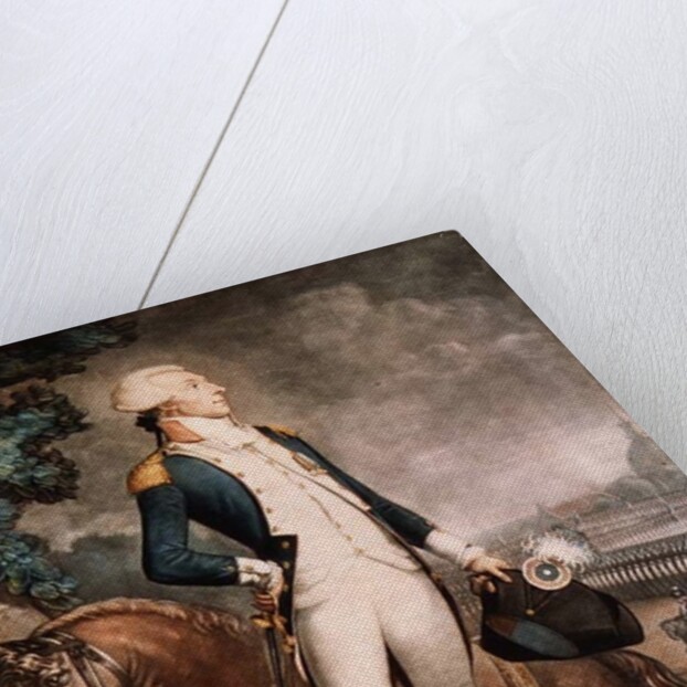 Portrait of the Marquis de La Fayette commander of the National Guard, 1790 by Philibert-Louis Debucourt