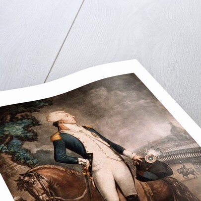 Portrait of the Marquis de La Fayette commander of the National Guard, 1790 by Philibert-Louis Debucourt