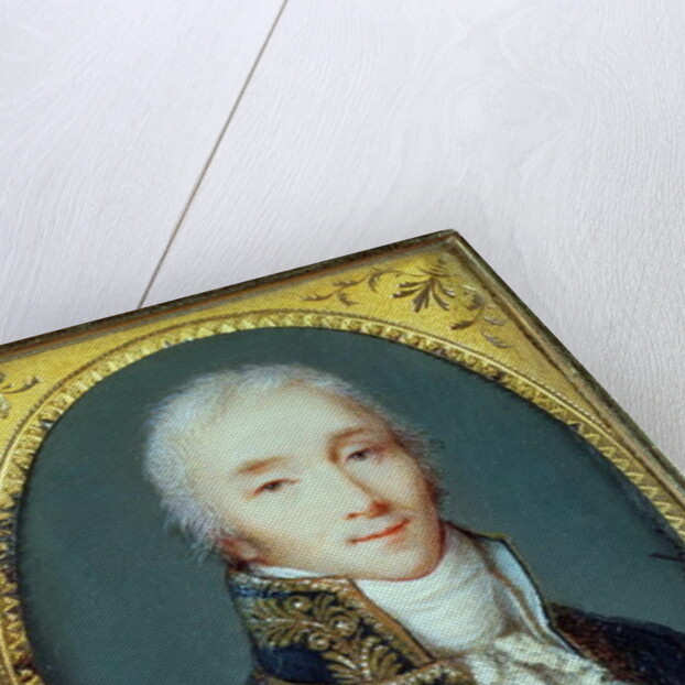 Miniature of Joseph Fouche Duke of Otranto by Jean Baptiste Sambat
