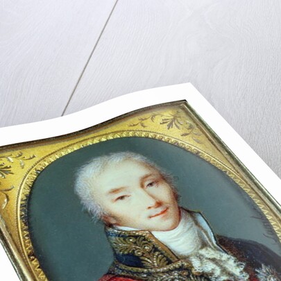Miniature of Joseph Fouche Duke of Otranto by Jean Baptiste Sambat