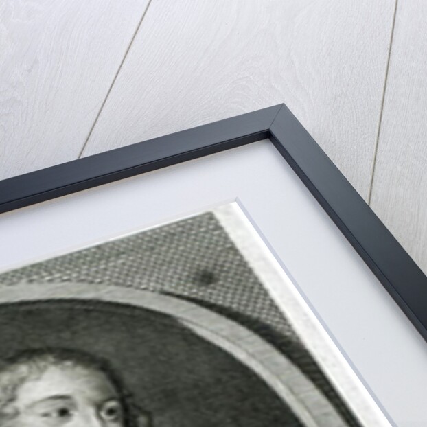 Medallion portrait of Madame de La Fayette, French novelist by Etienne Jehandier Desrochers