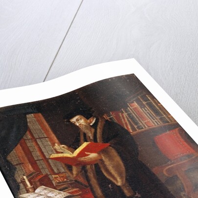 Portrait of Jean Calvin, 17th century by French School