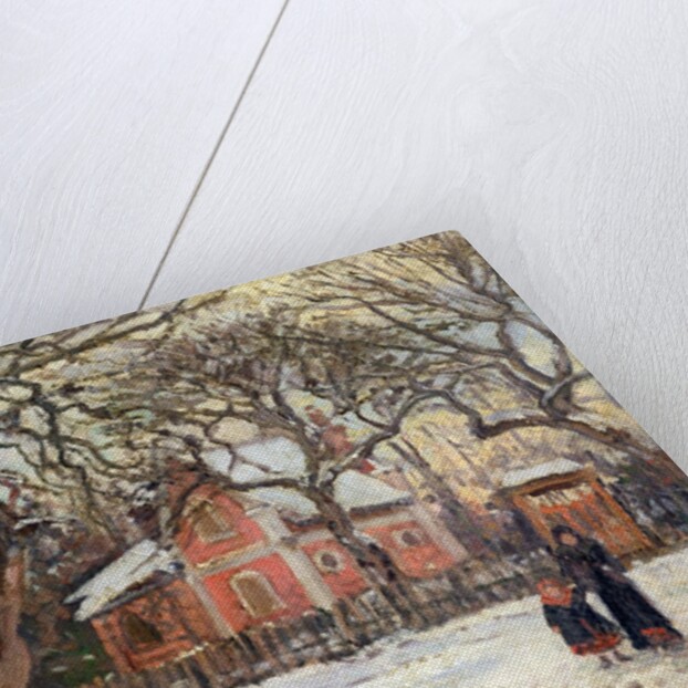 Chestnut Trees at Louveciennes, c.1871-2 by Camille Pissarro