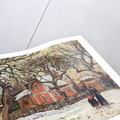 Chestnut Trees at Louveciennes, c.1871-2 by Camille Pissarro