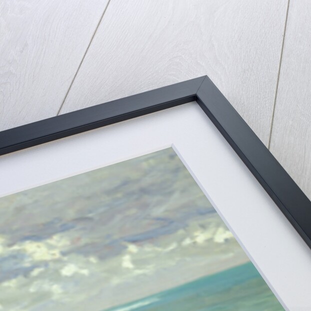 Cliffs by the sea at Trouville by Gustave Caillebotte