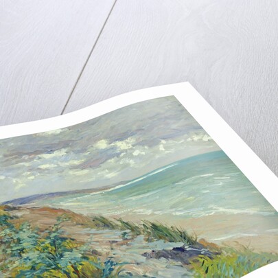 Cliffs by the sea at Trouville by Gustave Caillebotte