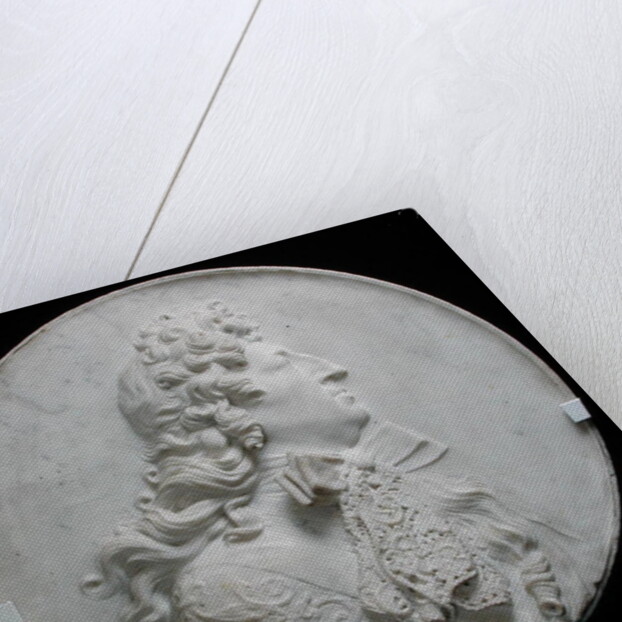 Portrait medallion of Louis XIV c.1685 by Pierre Puget