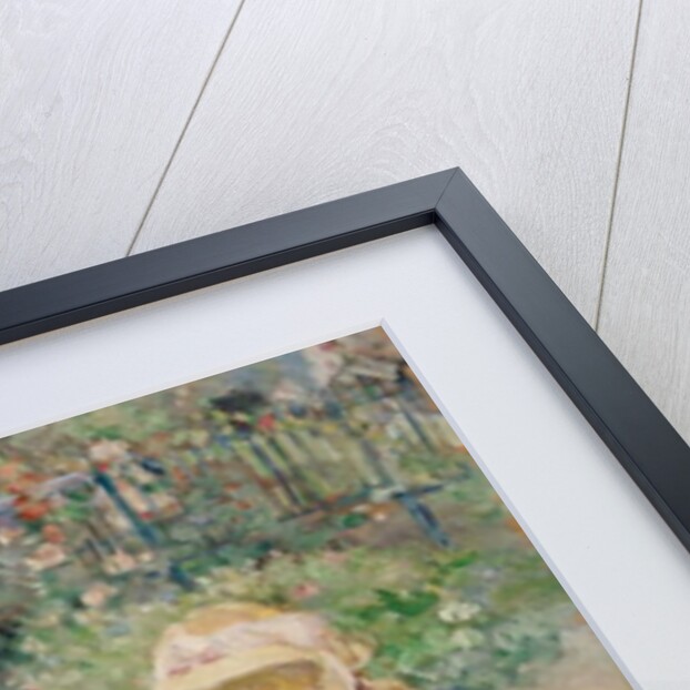 Eugene Manet with his daughter at Bougival, c.1881 by Berthe Morisot