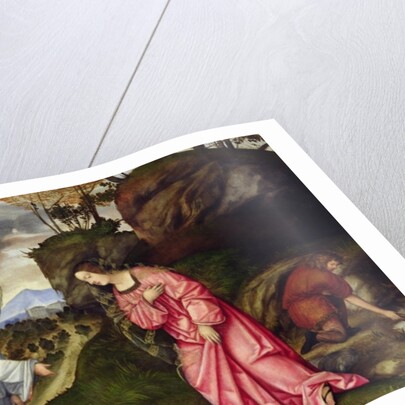 Hagar and the Angel by Girolamo da Treviso II