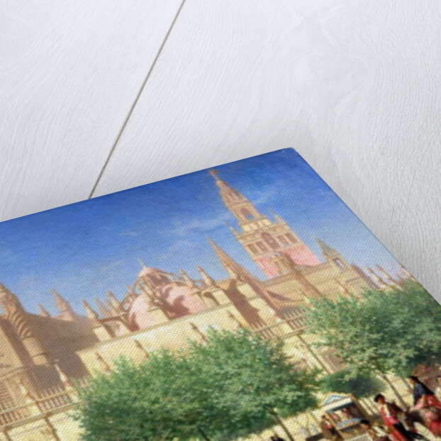 The Cathedral of Sevilla, 19th century by Achille Zo