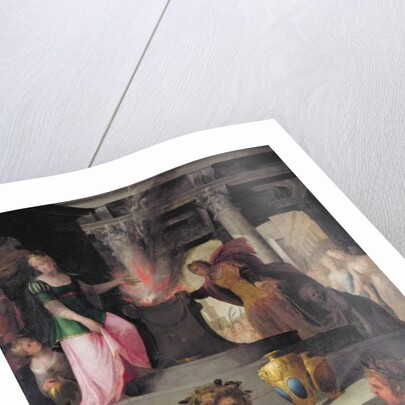 Hyante and Climene offering a sacrifice to Venus by Toussaint Dubreuil