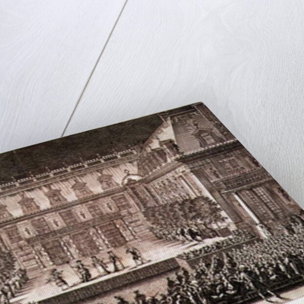 Performance of the opera 'Alceste', performed in the Marble Courtyard at the Chateau de Versailles by French School