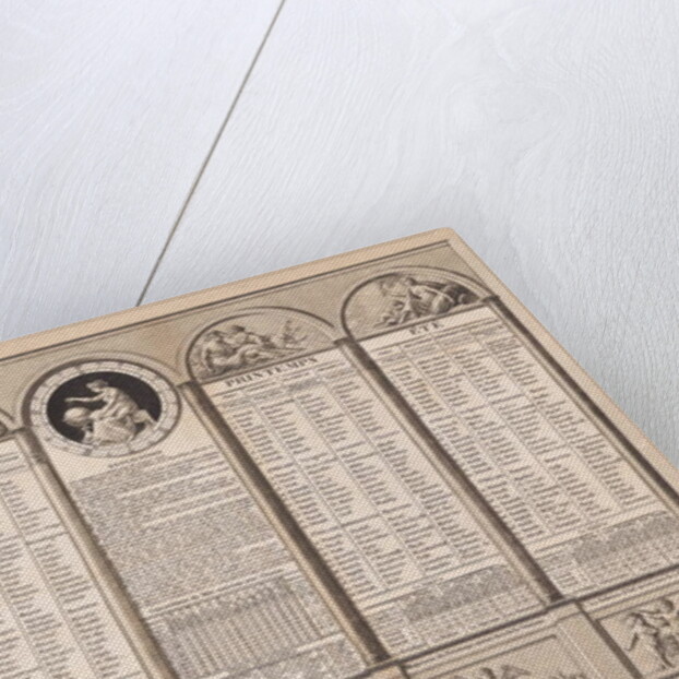 Republican calendar, 1794 by French School