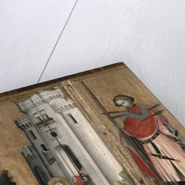 St. Andrew Chasing Demons from the Town of Nicaea and St. Sebastian by French School