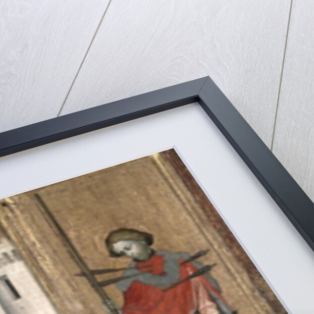 St. Andrew Chasing Demons from the Town of Nicaea and St. Sebastian by French School