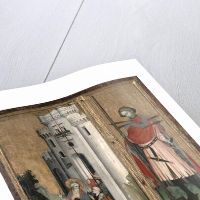 St. Andrew Chasing Demons from the Town of Nicaea and St. Sebastian by French School