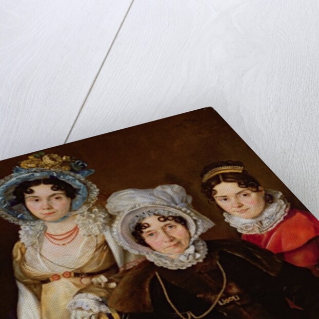 Portrait of Madame de Tangry and her Daughters, after 1816 by French School