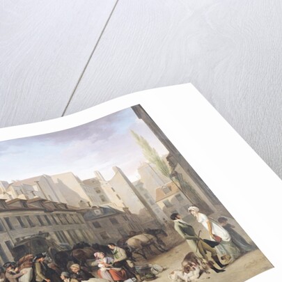 The Arrival of a Stagecoach at the Terminus, rue Notre-Dame-des-Victoires, Paris, 1803 by Louis Leopold Boilly