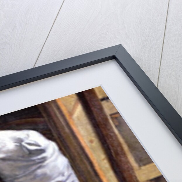 The Convalescent, or The Wounded Man, detail cut by the artist from 'The Visit to the Convalescent', c.1860 by Charles Emile Auguste Carolus-Duran