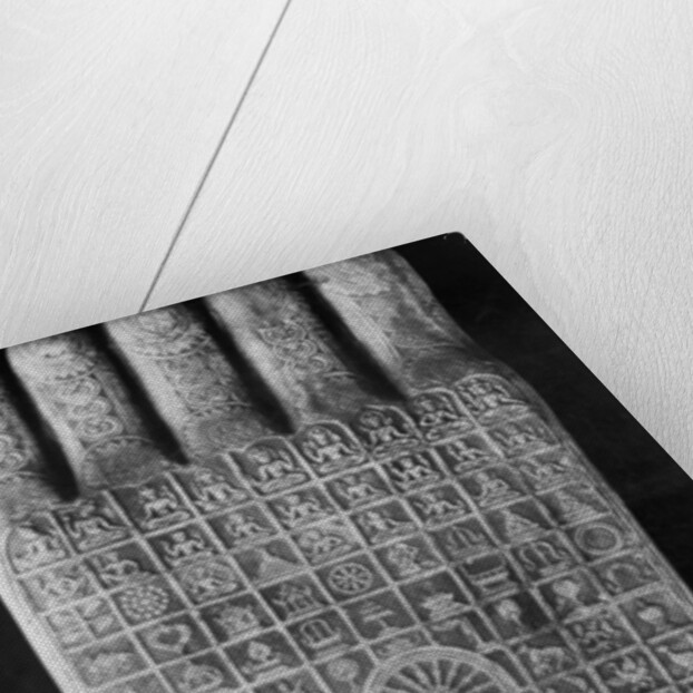 Sacred signs on the Buddha's footprint, late 8th-late 12th century by Cambodian Cambodian