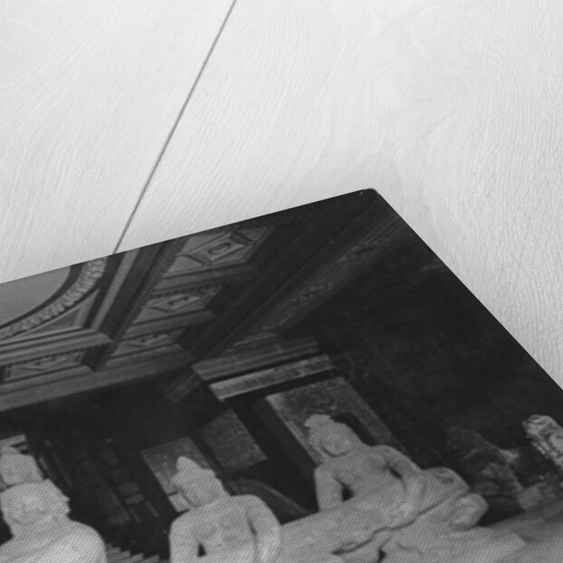 Head of a balustrade, originally from a bridge at Prakhan, Angkor-Thom by School Indian