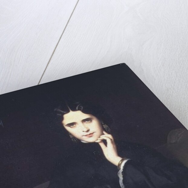 Portrait of Jeanne de Tourbay 1862 by Eugene Emmanuel Amaury-Duval