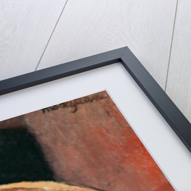 Portrait of Jeanne Hebuterne in a large hat, c.1918-19 by Amedeo Modigliani