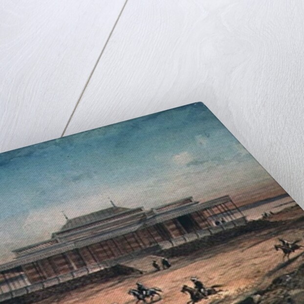 The Empress Eugenie travelling to the Inauguration of the Suez Canal in 1869, from a souvenir album, 1869 by Edouard Riou