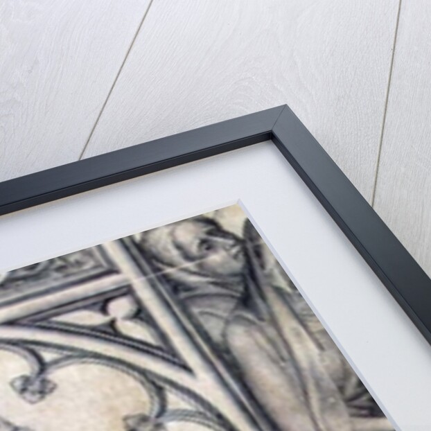 The Parement of Narbonne, detail of Charles V praying, c.1375 by French School