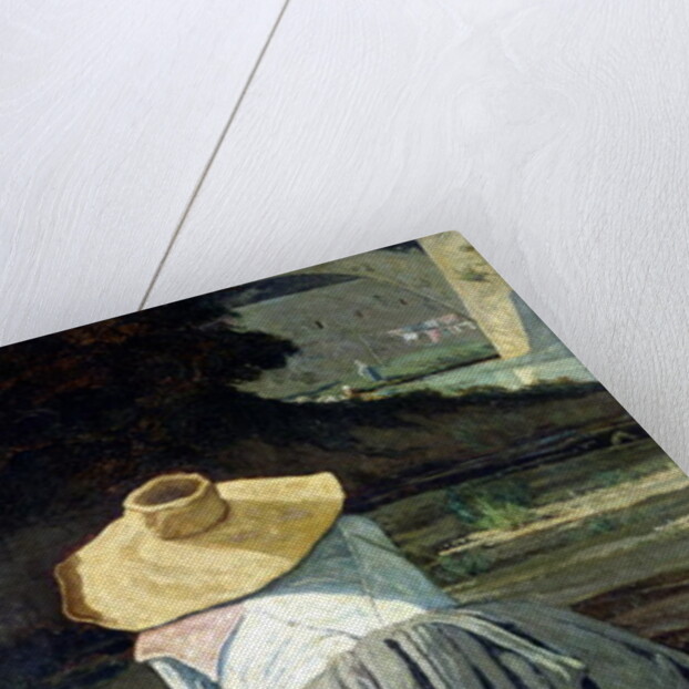 Washerwoman by the River, 1860 by Paul Camille Guigou