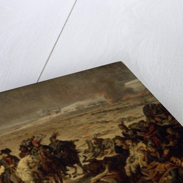 After the Battle of Eylau, 9th February 1807 by Charles Meynier