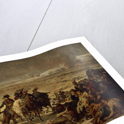 After the Battle of Eylau, 9th February 1807 by Charles Meynier