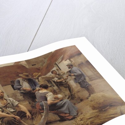 Paying the Harvesters, 1882 by Leon Augustin Lhermitte