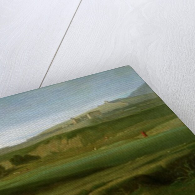 St. Francis of Assisi, while being carried to his final resting place at Saint-Marie-des-Anges, blesses the town of Assisi in 1226, 1853 by Francois Leon Benouville