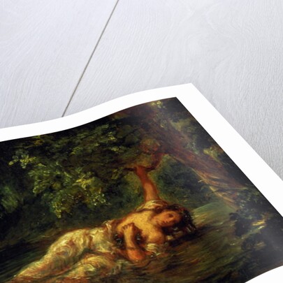 The Death of Ophelia, 1844 by Ferdinand Victor Eugene Delacroix