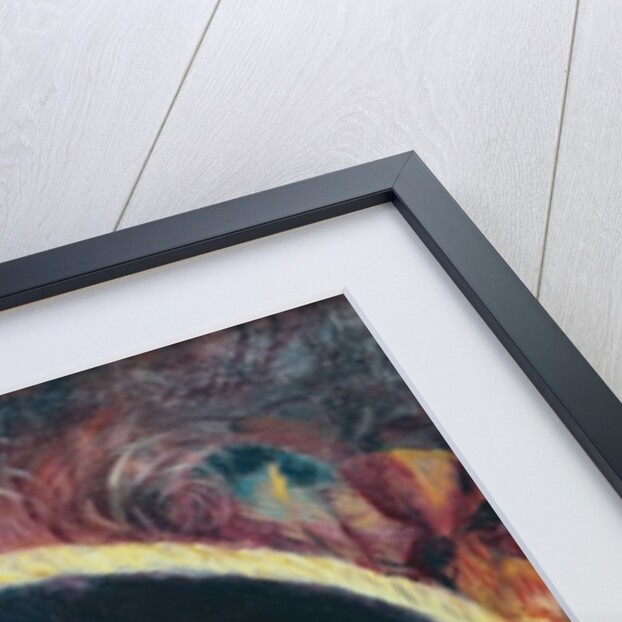 Young girl with a blue hat: portrait of Jeanne Henriot, 1881 by Pierre Auguste Renoir