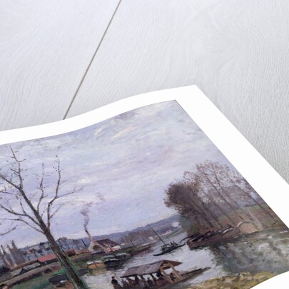 The Washing House, Pontoise Port-Marly, or The Wash-house, 1872 by Camille Pissarro