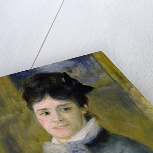 Portrait of Madame Claude Monet 1872 by Pierre Auguste Renoir