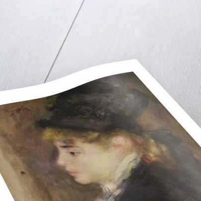 Portrait of a woman, possibly Margot, c.1876-78 by Pierre Auguste Renoir