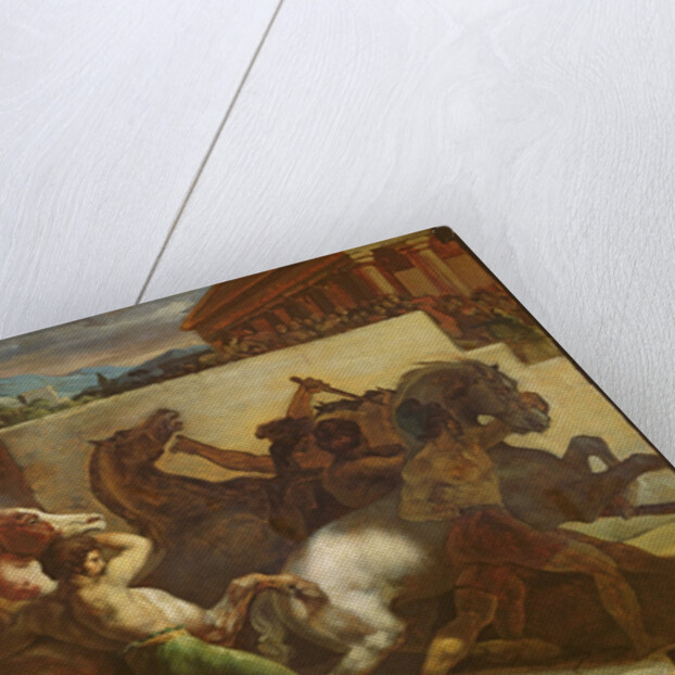 The Wild Horse Race at Rome, c.1817 by Theodore Gericault