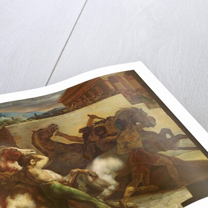 The Wild Horse Race at Rome, c.1817 by Theodore Gericault