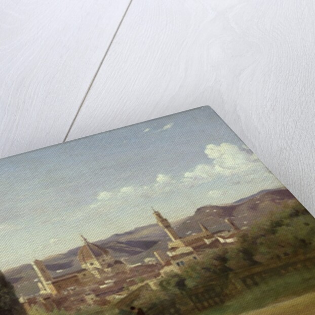 View of Florence from the Boboli Gardens, c.1834-36 by Jean Baptiste Camille Corot