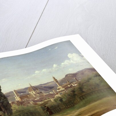 View of Florence from the Boboli Gardens, c.1834-36 by Jean Baptiste Camille Corot