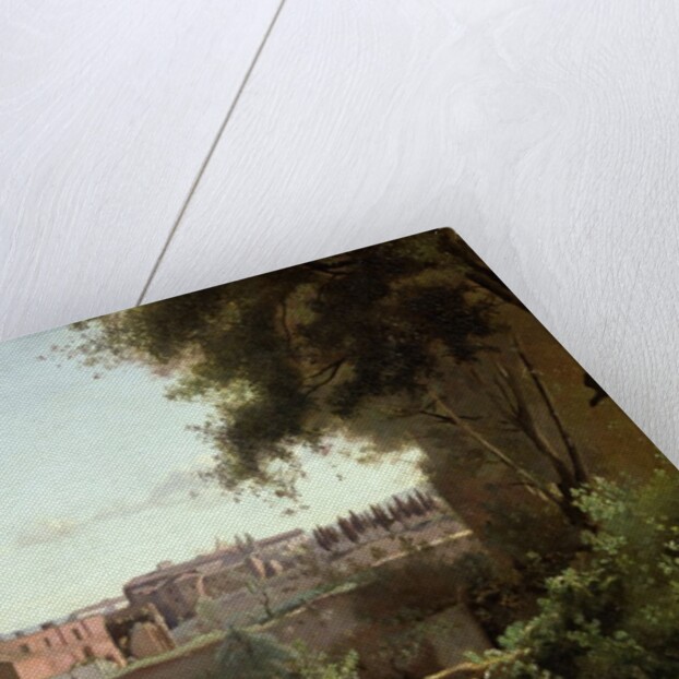 View of the Colosseum from the Farnese Gardens, 1826 by Jean Baptiste Camille Corot