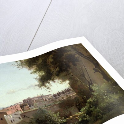 View of the Colosseum from the Farnese Gardens, 1826 by Jean Baptiste Camille Corot