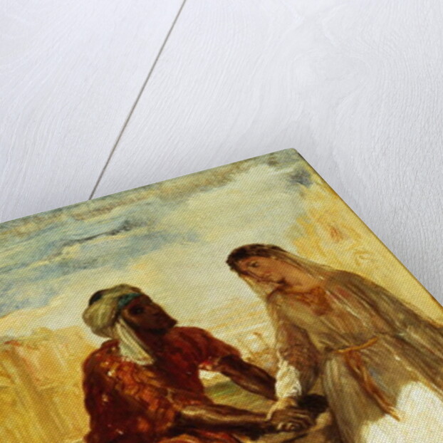 Othello and Desdemona in Venice, 1850 by Theodore Chasseriau