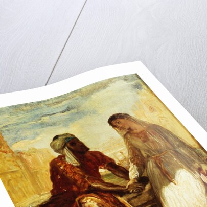 Othello and Desdemona in Venice, 1850 by Theodore Chasseriau